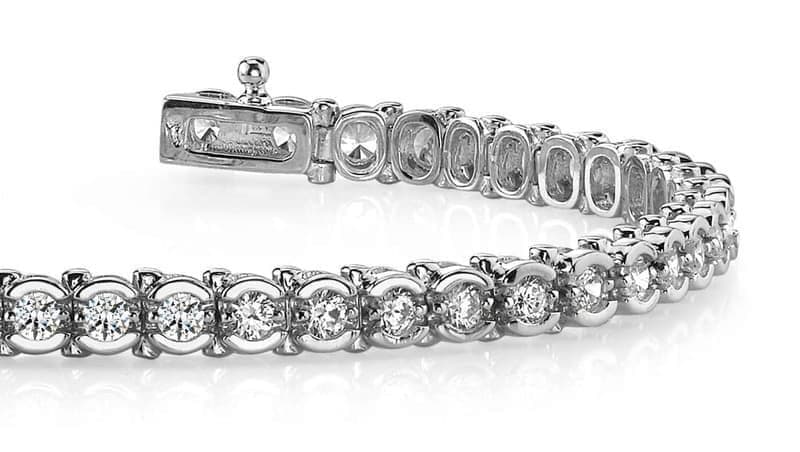 Classic Round Prong Diamond Bracelet