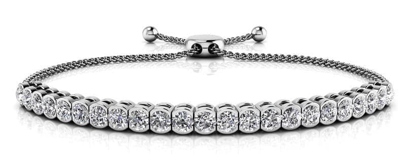 Half Bezel Adjustable Bracelet