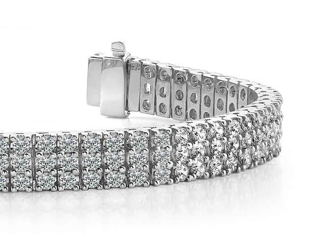 Triple Stack Diamond Bracelet