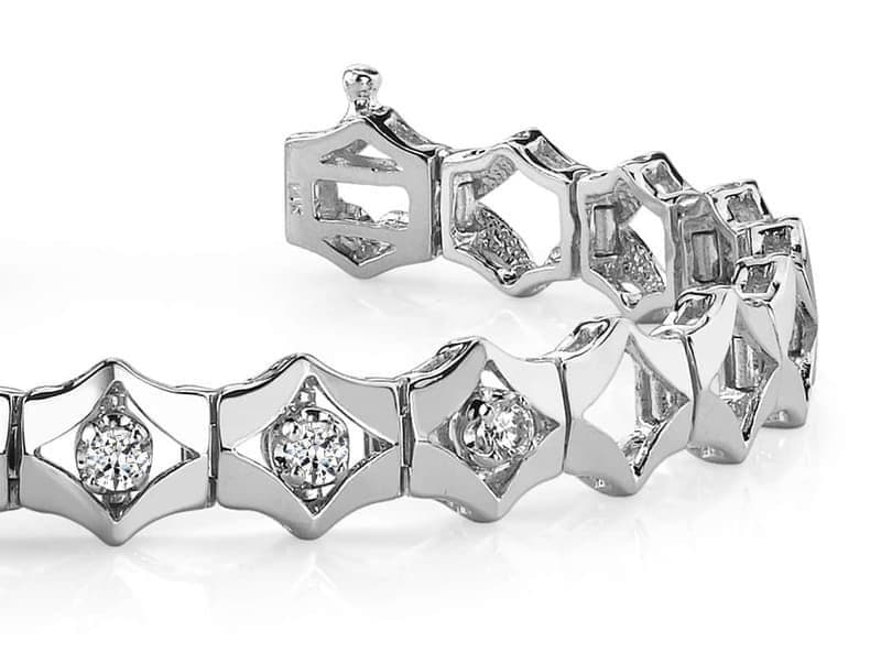 Eye of the Diamond Tennis Bracelet