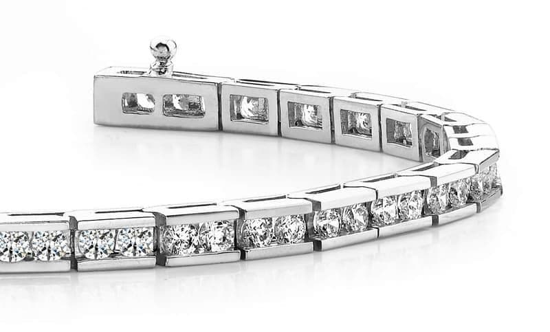 Channel Set Broadway Lights Bracelet