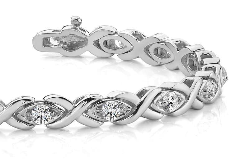 Across Your Heart Diamond Bracelet