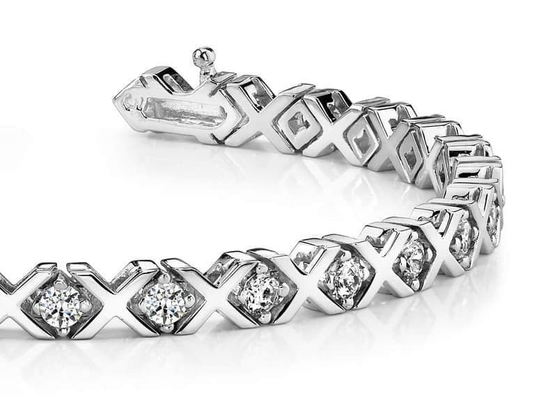 Hugs and Kisses Diamond Bracelet
