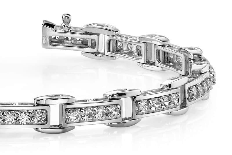 Diamond Quad Link Bracelet