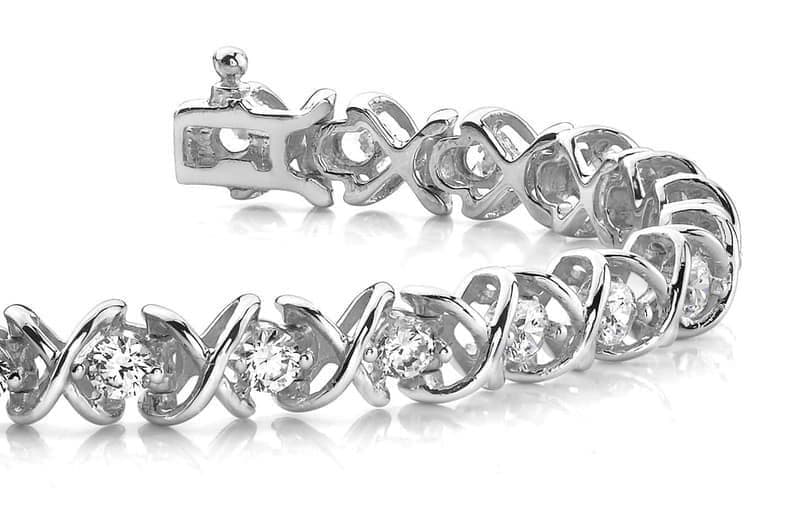 Sparkling Sun Diamond Tennis Bracelet