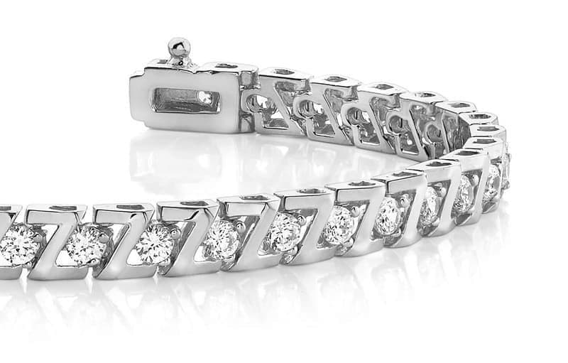 Letter Perfect Diamond Tennis Bracelet