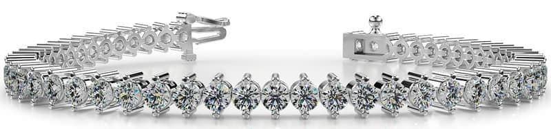Two Prong Diamond Bracelet