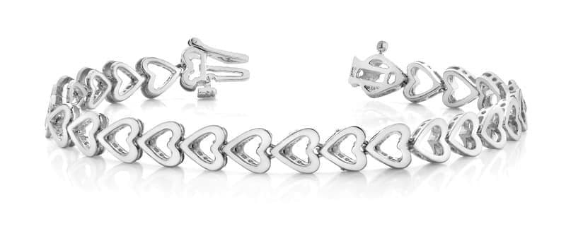 Shiny Open Heart Bracelet