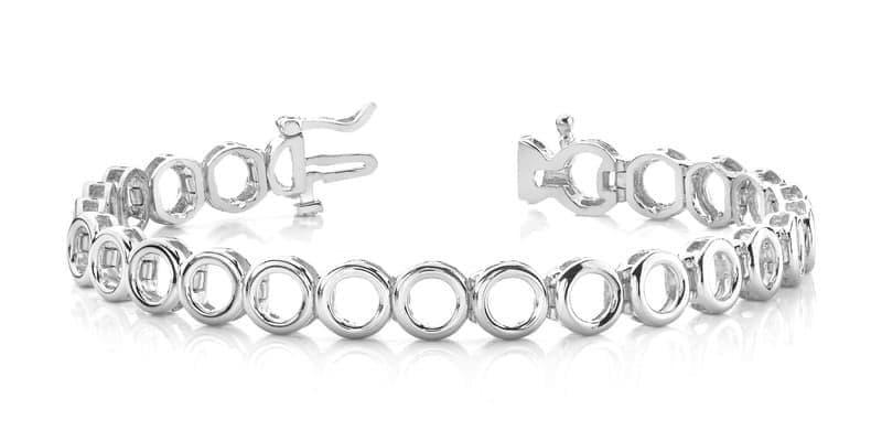 Classic Shiny Metal Design Bracelet