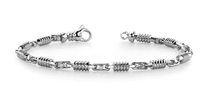 Spiral Buckle Link Bracelet