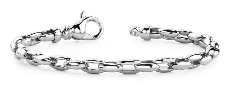 Oval Link Metal Bracelet