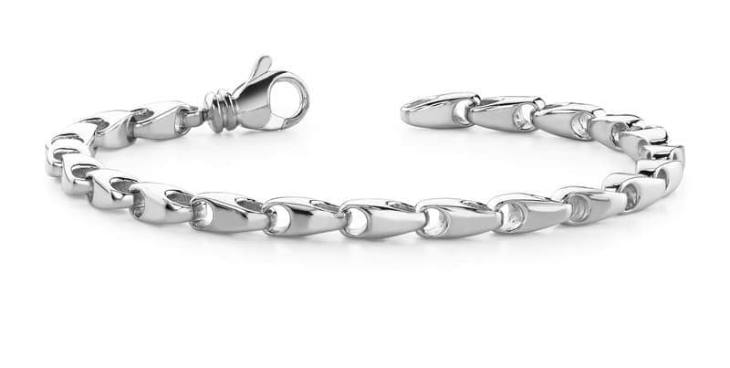 Teardrop Link Metal Bracelet