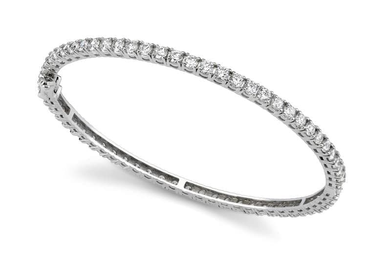 Classic Diamonds All Around Bangle
