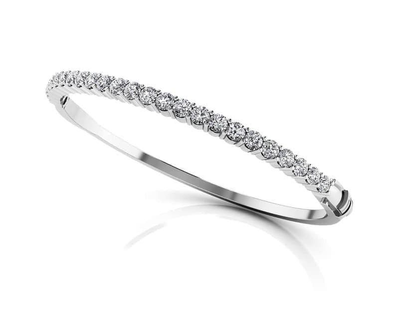 Elegant Diamond Bangle Bracelet