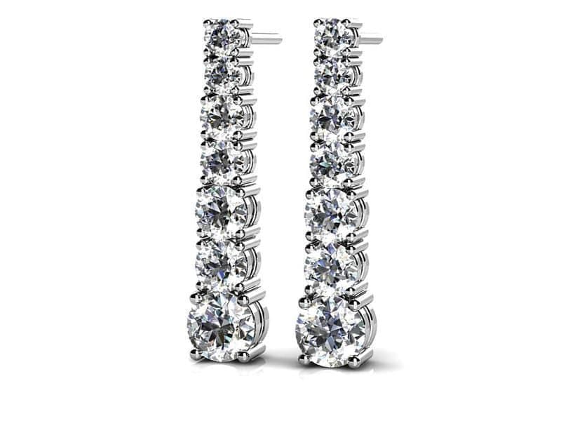 Classic Cascade Diamond Earrings