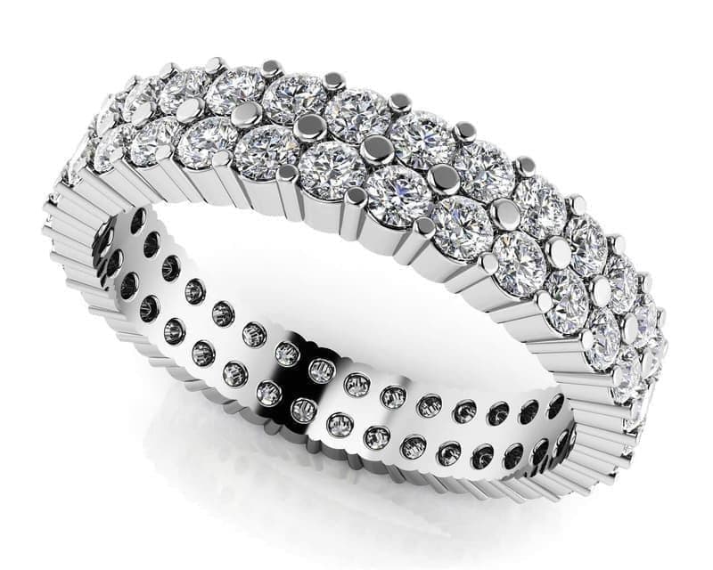 ROUND DIAMOND SHARED PRONG SETTING