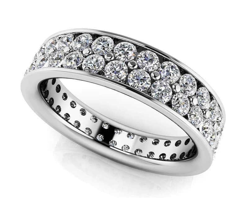 ROUND DIAMOND CHANNEL SETTING