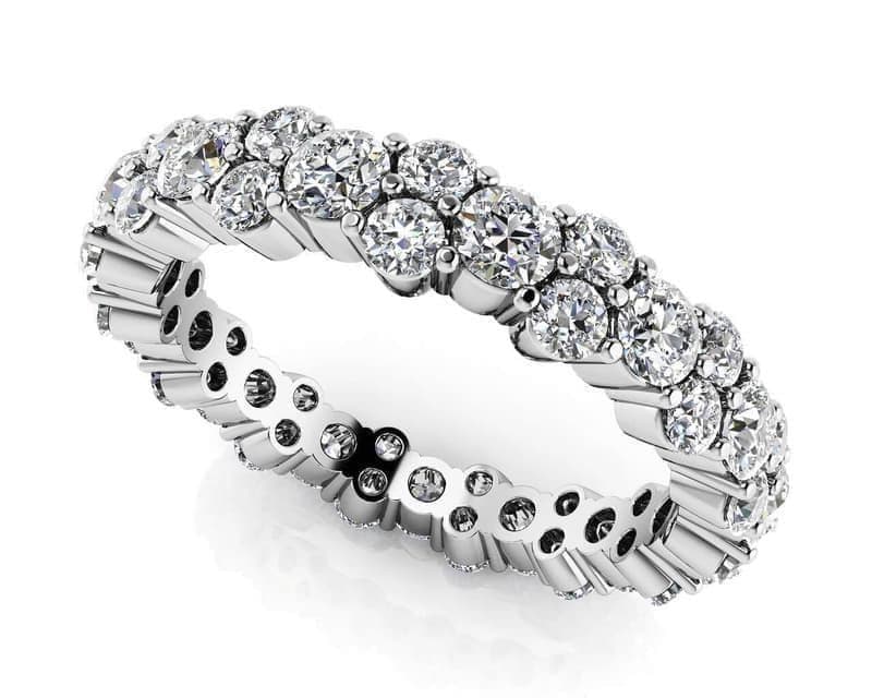 DELIGHTFUL DIAMOND ETERNITY RING