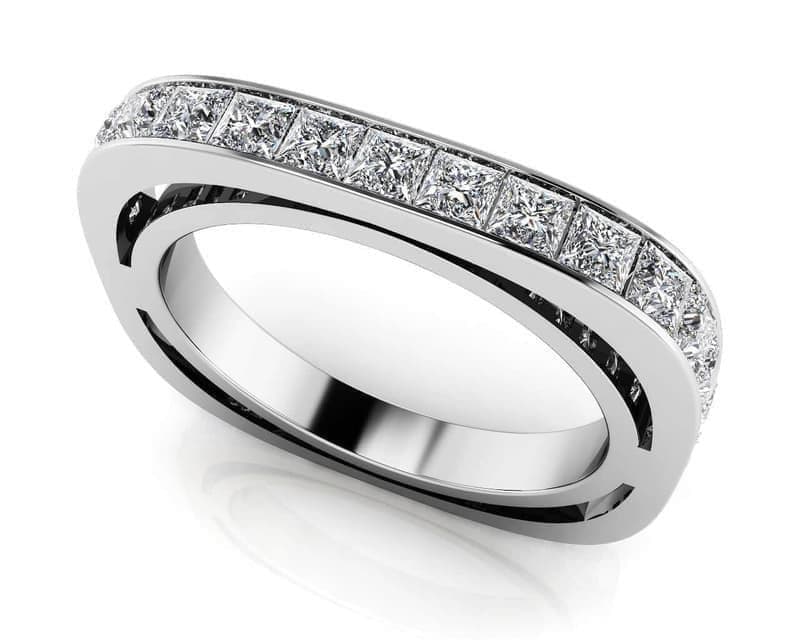 PRINCESS SQUARE ETERNITY RING