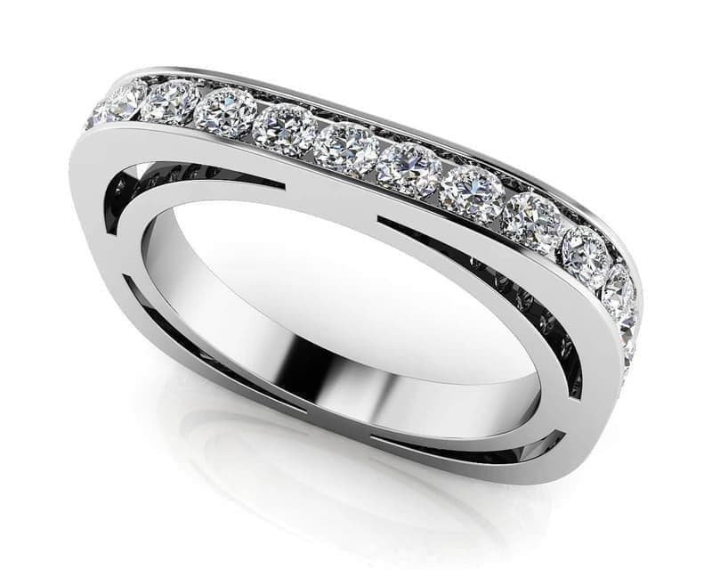 DIAMOND SQUARE ETERNITY RING