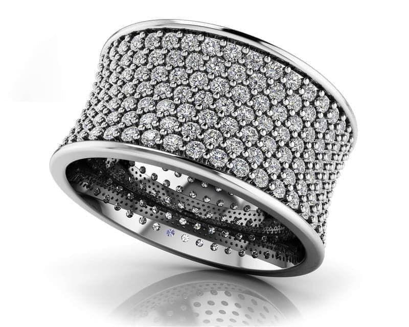 SEVEN ROWS DIAMOND ETERNITY
