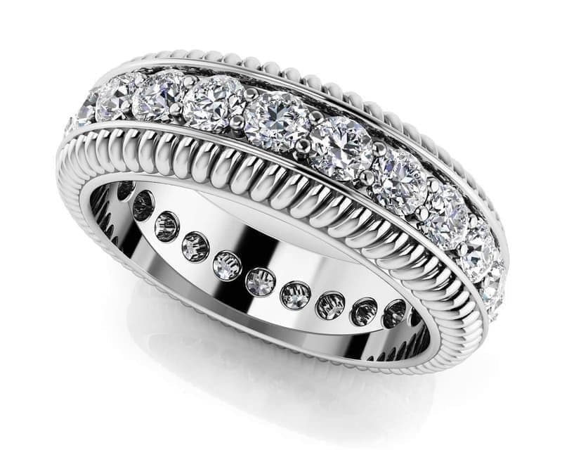 TWINED ROPE ETERNITY RING