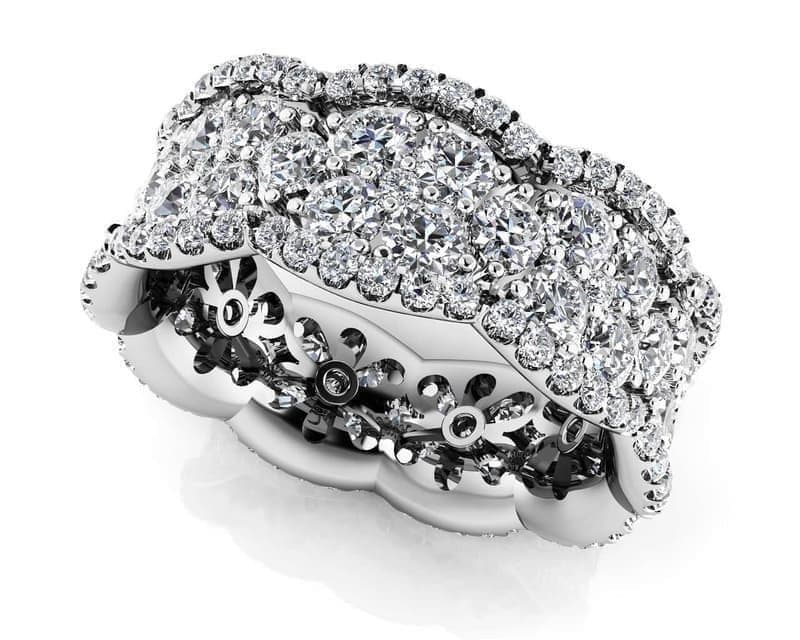 DAZZLING DIAMOND ETERNITY RING