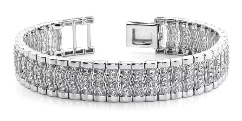 Wavy Links Men's Bracelet
