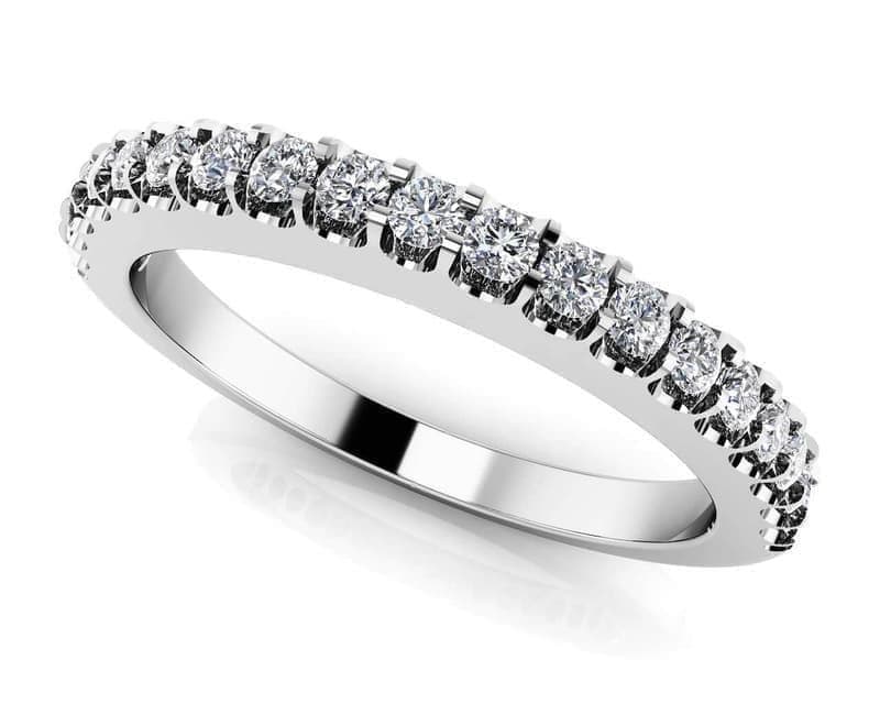 Leave Her Speechless Diamond Wedding Band