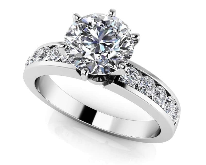 Truly Beautiful Channel Engagement Ring