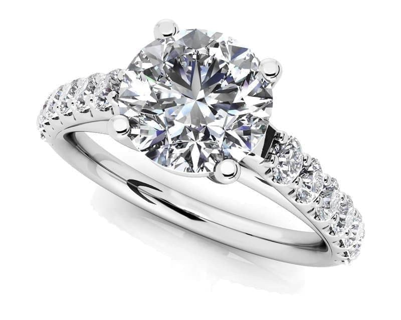 Classic Sparkle Diamond Engagement Ring