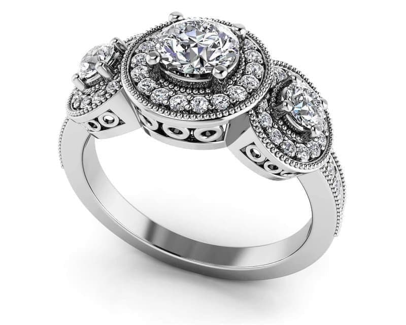 Perfect Three Diamond Anniversary Band