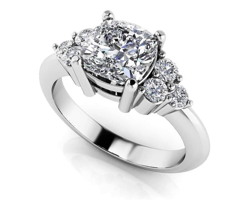 Lasting Impression Cushion Engagement Ring