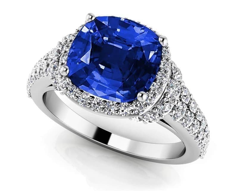 Cloud Nine Gemstone Anniversary Ring