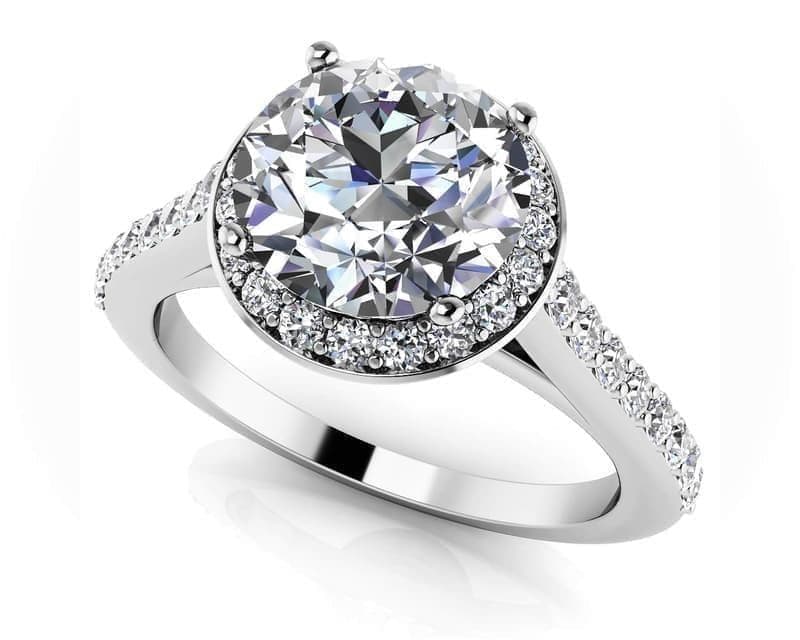 Heavenly Halo Engagement Ring