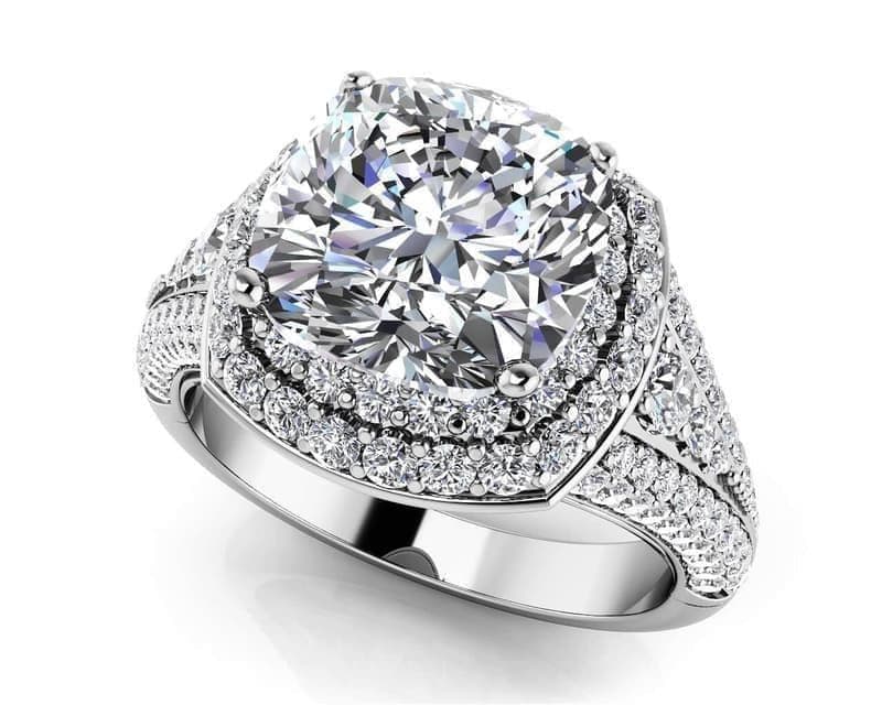 Lasting Legacy Cushion Cut Stone Shape Engagement Ring