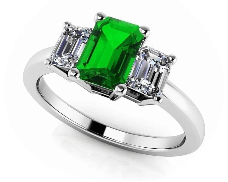 Glorious Three Stone Ring