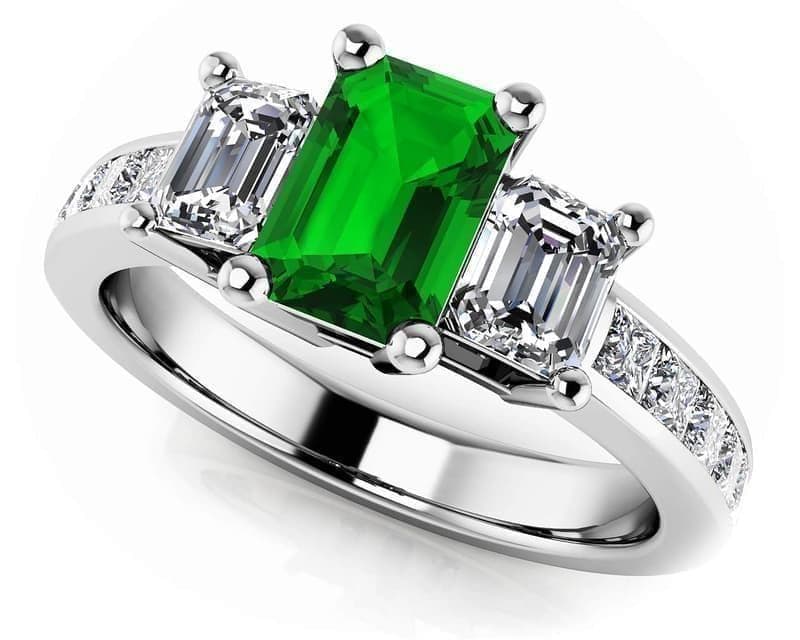 True Love Three Stone Ring