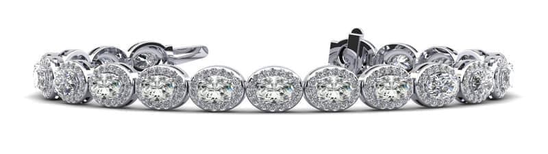 Halo Dreams Diamond Bracelet