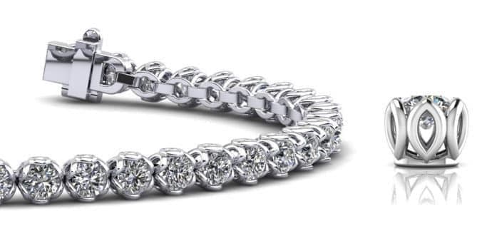 Essence of Nature Diamond Tennis Bracelet