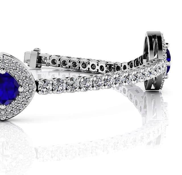 Elegant Dual Size Diamond Bracelet