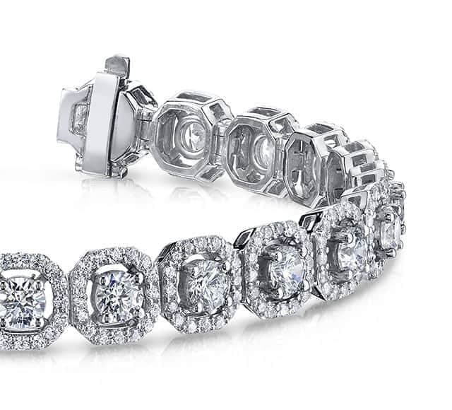 Octagon Red Carpet Diamond Bracelet
