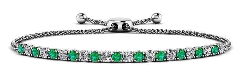 Timeless Dreams Adjustable Gemstone and Diamond