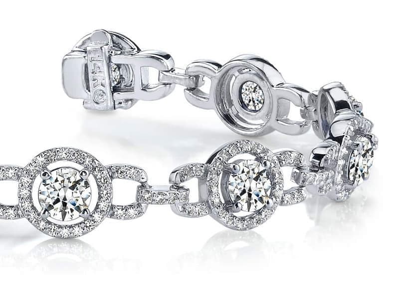 Stylish Circles Diamond Bracelet
