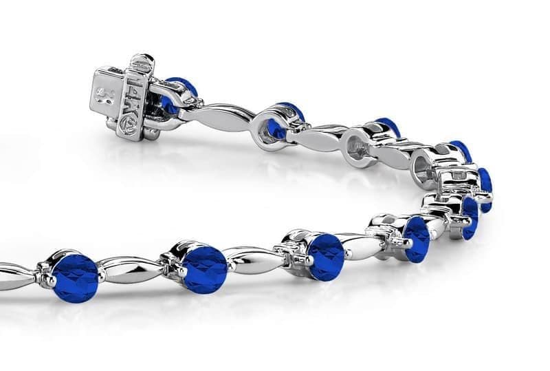 Teardrop Link Gemstone Bracelet