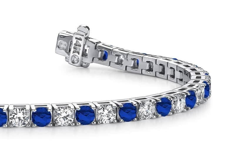 Gemstone Dreams Diamond Tennis Bracelet