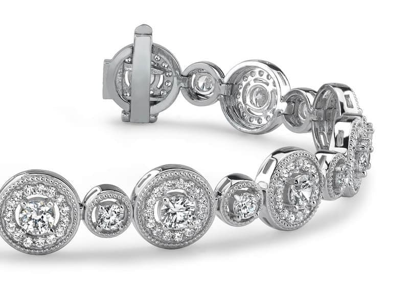 Multiple Circle Diamond Bracelet