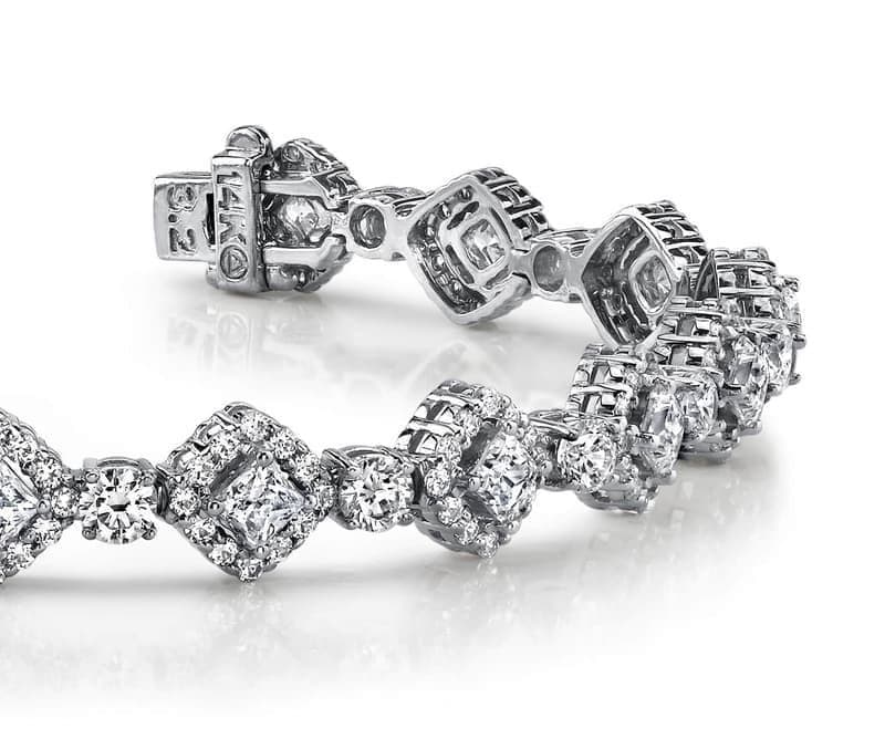 Spotlight Princess Cut Diamond Bracelet