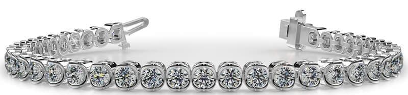 Classic Channel Set Round Diamond Bracelet