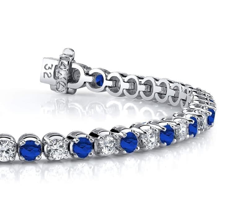 Classic Gemstone Four Prong Bracelet